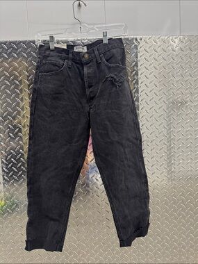 NWT!!! Agolde Jamie high rise classic fix, plume- size 25